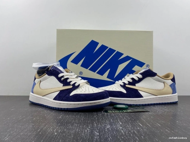 TRAVIS SCOTT JORDAN 1 DM7866-808 CUSTOM AIR X 0806